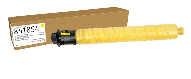 Everyday / yellow / compatible / remanufactured / toner cartridge (alternative for: ricoh 841854) / green world alliance return programme, , medium-null