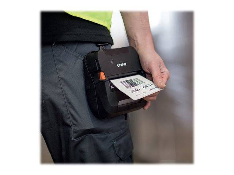 Brother ruggedjet rj-4230b 4-inch mobile printer | 203 dpi | USB | bluetooth, , medium-null