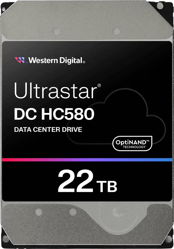Western digital ultrastar dc hc580 0f62791 22TB data center HDD 3.5" sas 12GB/s 7200rpm 512mb cmr-null