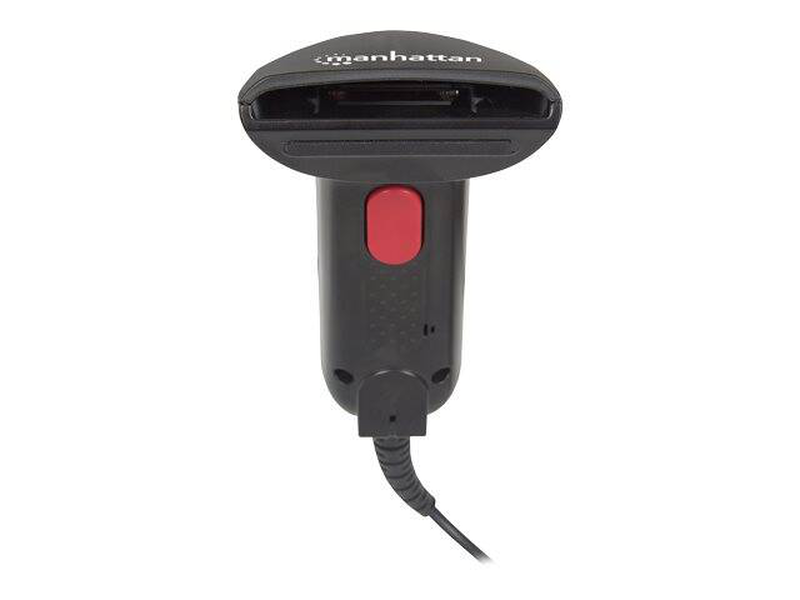 Manhattan contact ccd barcode scanner 178488 1d handheld 60mm scan width 100 scans/sec USB keyboard wedge black-null