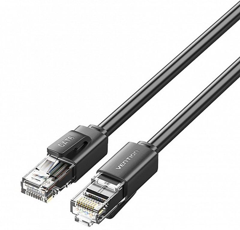 Vention network cable cat6 15m black, , medium-null