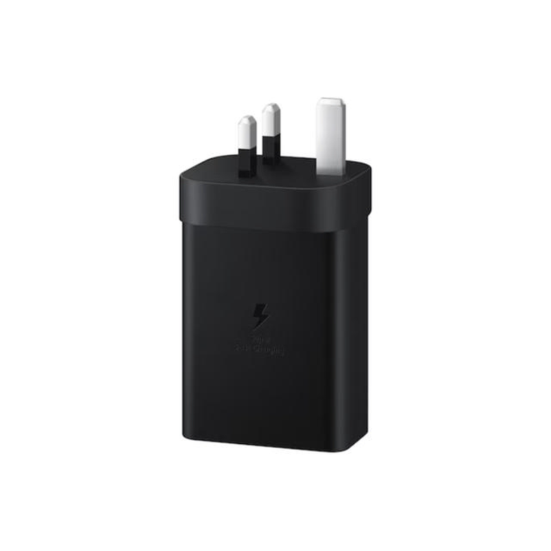 Samsung 65w uk trio charger &ndash; black-null