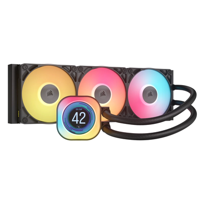 Corsair icue link titan 360 rx lcd liquid CPU cooler black (cw-9061023-ww), , medium