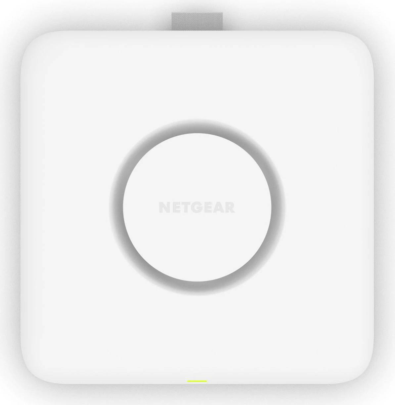 Netgear wbe750 Wi-Fi 7 access point, tri-band be18400, up to 18.4GBps, 10g poe++, insight cloud managed, white-null