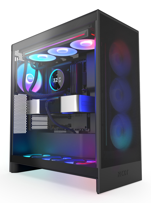 Nzxt kraken elite 360 rgb aio liquid CPU cooler 360mm 3x120mm fans 2.72in 640x640 lcd intel AMD black-null