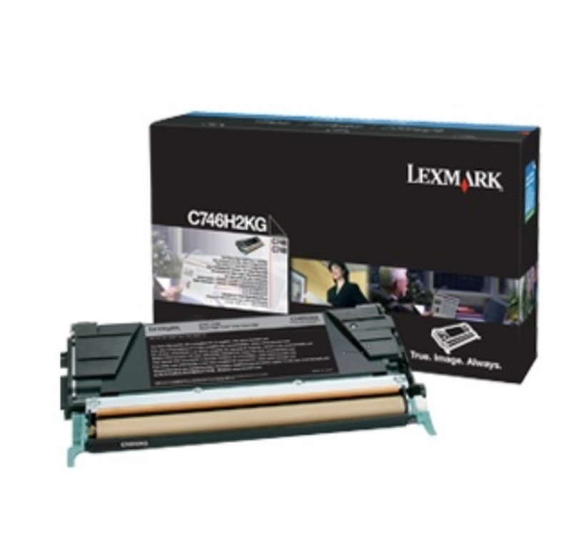 Lexmark - black - original - toner cartridge lexmark corporate - for lexmark c746dn, c746dtn, c746n, c748de, c748dte, c748e, , medium-null