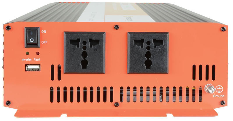 Product image: Mercury inverter pure sine wave 12vdc 600w USB 652.102uk, , medium-null