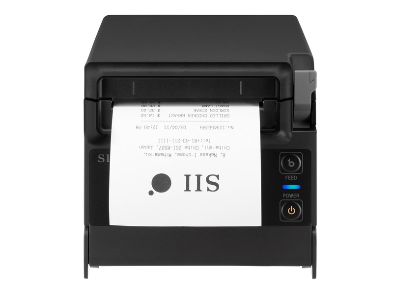 Seiko rp-f10 22450120 3-inch 80mm cube thermal pos receipt printer 203dpi 250mm/sec USB host auto cutter black-null