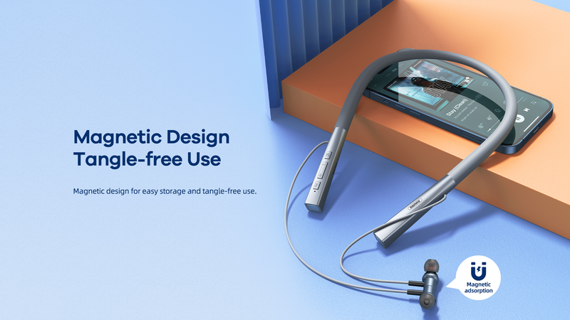 Remax wireless neckband sport bluetooth headphones black, , medium-null