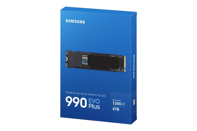 Samsung 990 evo plus 4TB mz-v9s4t0bw pcie 5.0 x2 Gen4 x4 nvme m.2 2280 internal SSD 7250mb/s tcg opal encrypted-null