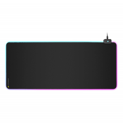 Corsair mm700 rgb extended mouse pad (ch-9417070-ww), Black, medium
