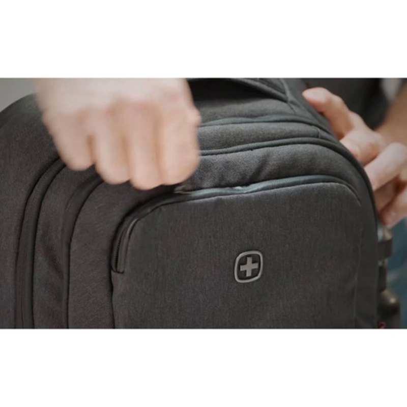 Wenger, mx professional 16" backpack, heather grey ( r ), , medium-null