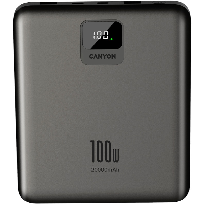 Canyon power bank 20000mAh 100w - grey, , medium image number null
