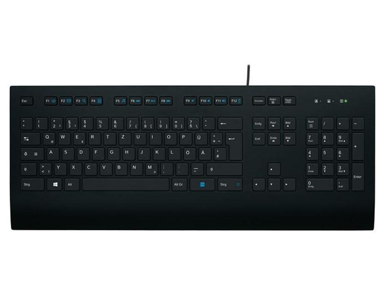 Logitech k280e - keyboard - USB - german - black, , medium-null
