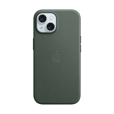 iPhone 15 finewoven case with MagSafe evergreen