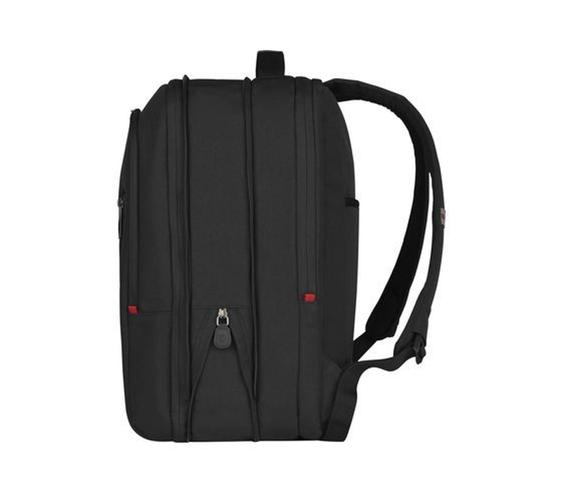 Wenger, city traveler, carry-on 16" laptop backpack w/ 12" tablet pocket, black, , medium-null