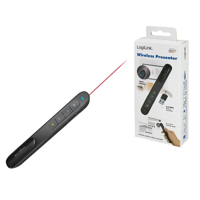 Product image: Logilink wireless presenter with laser pointer id0190, , medium-null