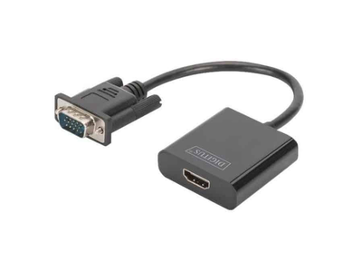 Digitus vga to HDMI converter+audio (m/f)  15cm da-70473, , medium