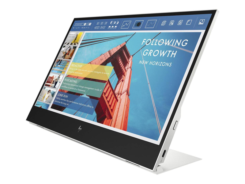 Hp e14 g4 14" ips portable full HD 1920x1080 USB-c 65w pass-through monitor 400 cd/m2 4.75mm ultra-slim silver-null