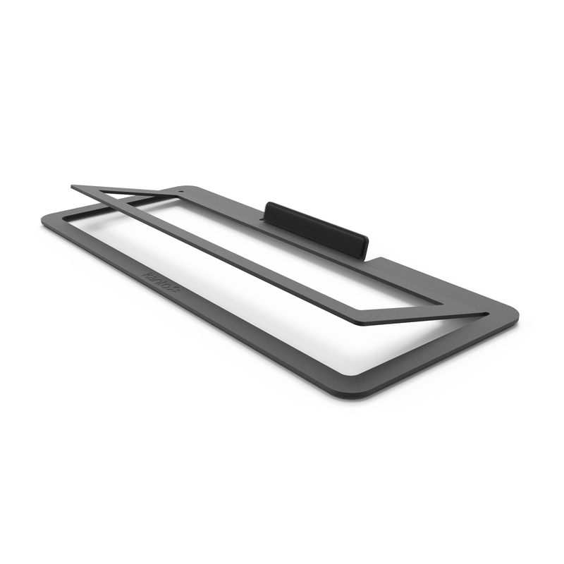 Kanto s10 low-profile angled sound bar and center channel speaker stand for home theater-null