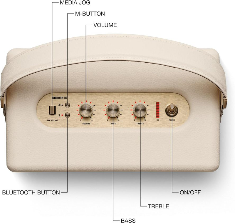 Marshall kilburn III &phi;&omicron;&rho;&eta;&tau;ό &eta;&chi;&epsilon;ί&omicron; bluetooth 50w έ&omega;&sigmaf; 50 ώ&rho;&epsilon;&sigmaf;-null