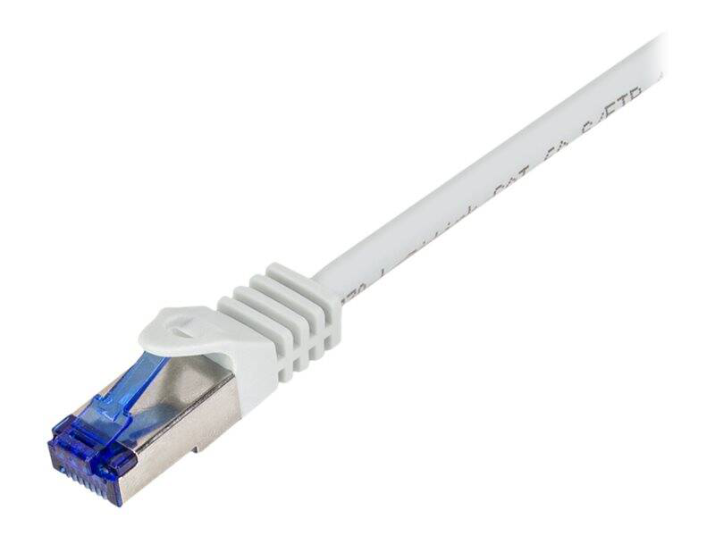 Logilink professional - patch cable - rj-45 (m) to rj-45 (m) - 5 m - 6 mm - s/ftp - cat 7 (cable) / cat 6a (connectors) - halogen-free, molded, snagless - grey, ral 7035-null