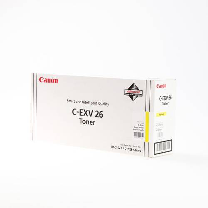 Canon c-exv 26 1657b006 yellow original toner cartridge 6,000 pages for canon imagerunner c1021-null