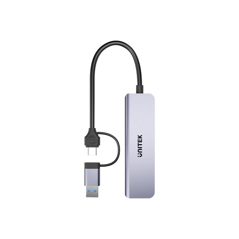 Unitek USB-c hub 3xUSBa sd/micro sd card reader h1320a, , medium-null