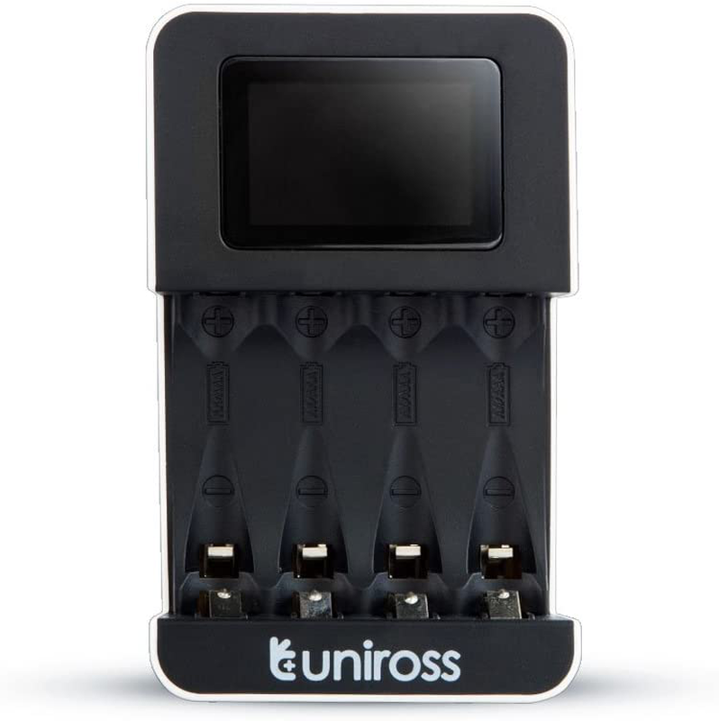 Uniross ucu002a USB charger with 4x aa 2100 batteries, , medium-null