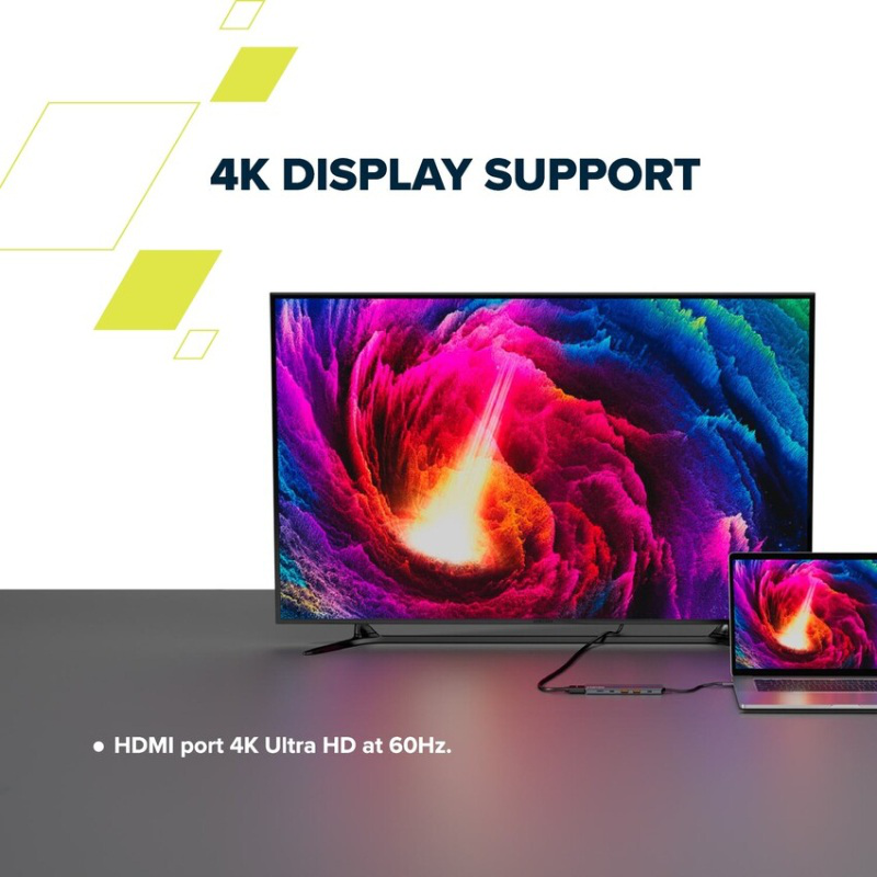 Canyon hub 6in1 4k USB-c - grey, , medium-null