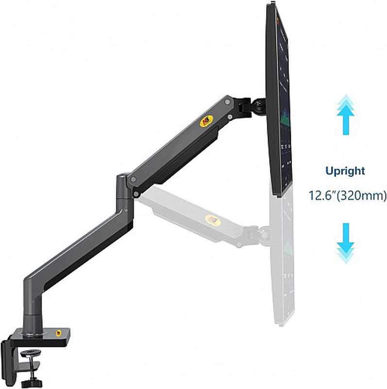Product image: Nbmounts nbg45 - extra long single arm desktop monitor mount-null