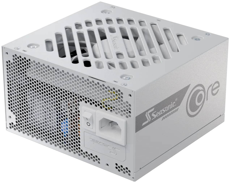 Seasonic core gx-850 850w atx 3.1 psu 80+ gold cybenetics platinum fully modular pcie 5.1 12v-2x6 white-null