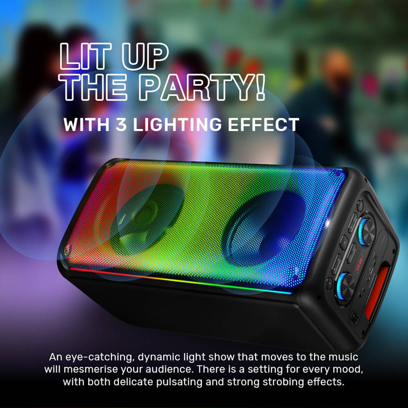 Sonicgear audioxpro800hd portable karaoke speaker 150w up to 3.3 hours, , medium-null