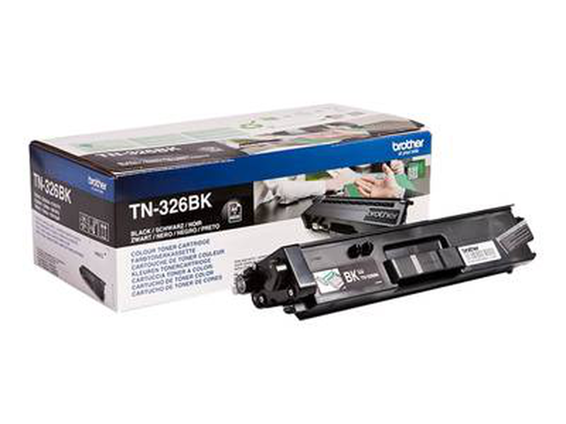 Brother tn326bk original black high yield toner cartridge approx 4000 pages for hl-l8250cdn mfc-l8850cdw-null