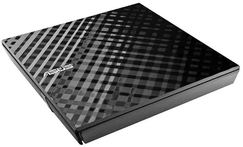 Asus sdrw-08d2s-u lite external slim dvd writer USB 2.0 8x dvd&plusmn;rw m-disc portable optical drive black-null