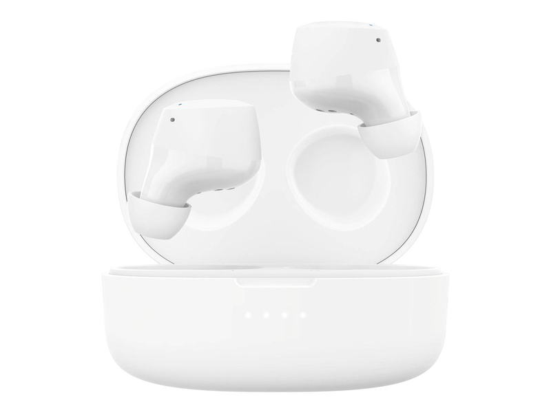 Belkin soundform bolt true wireless earbuds auc009btwh 6mm drivers bluetooth 5.2 ipx4 built-in mic white-null