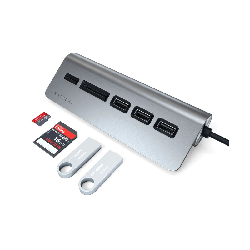 USB-c hub grey, , medium-null