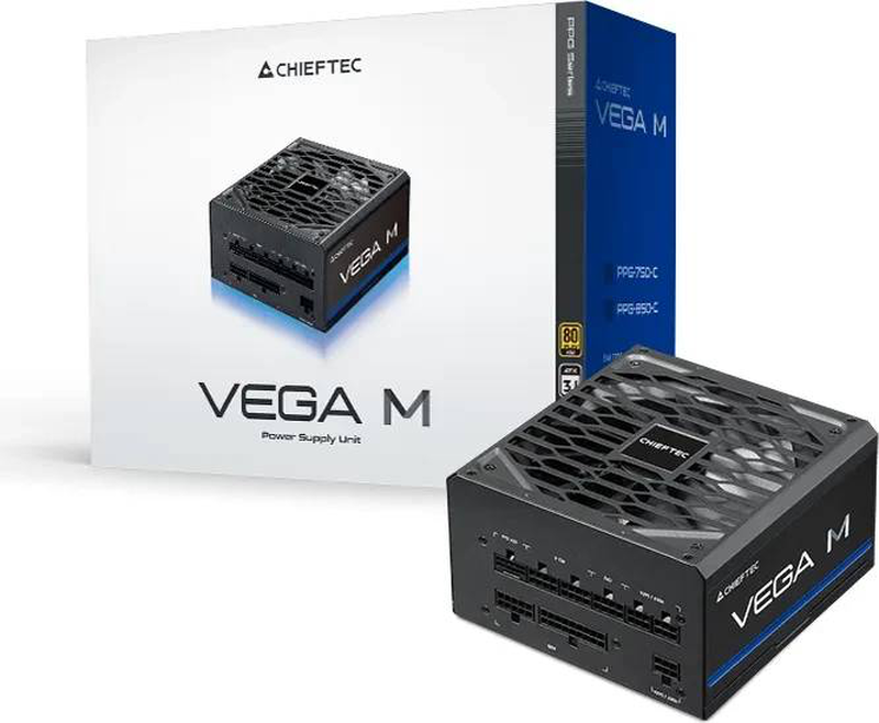 Chieftec vega m 1000w atx 3.1 modular power supply, , medium-null