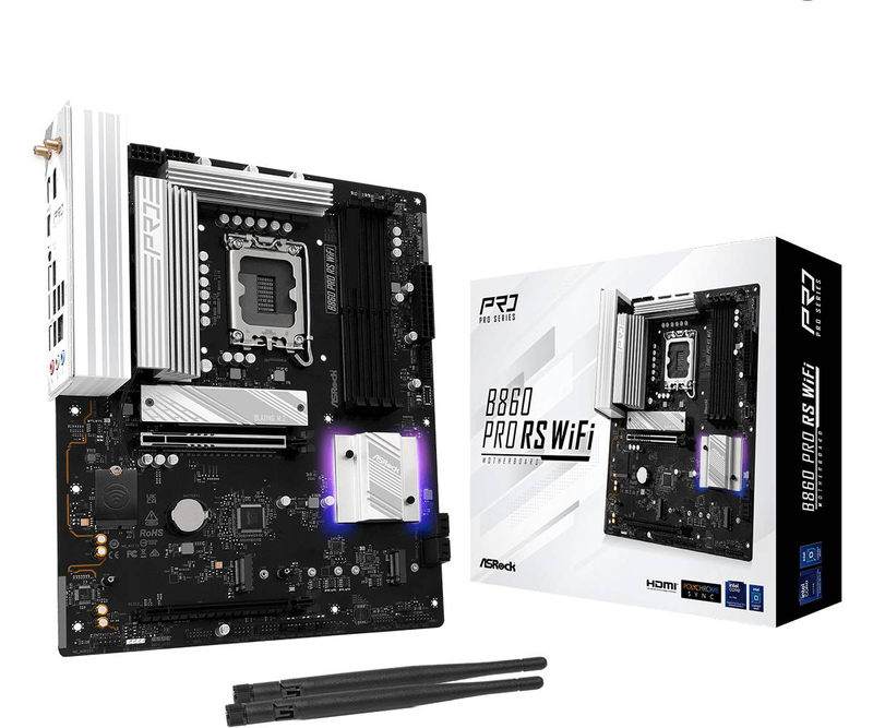 Asrock b860 pro rs Wi-Fi motherboard ddr5 lga 1851 atx, , medium-null
