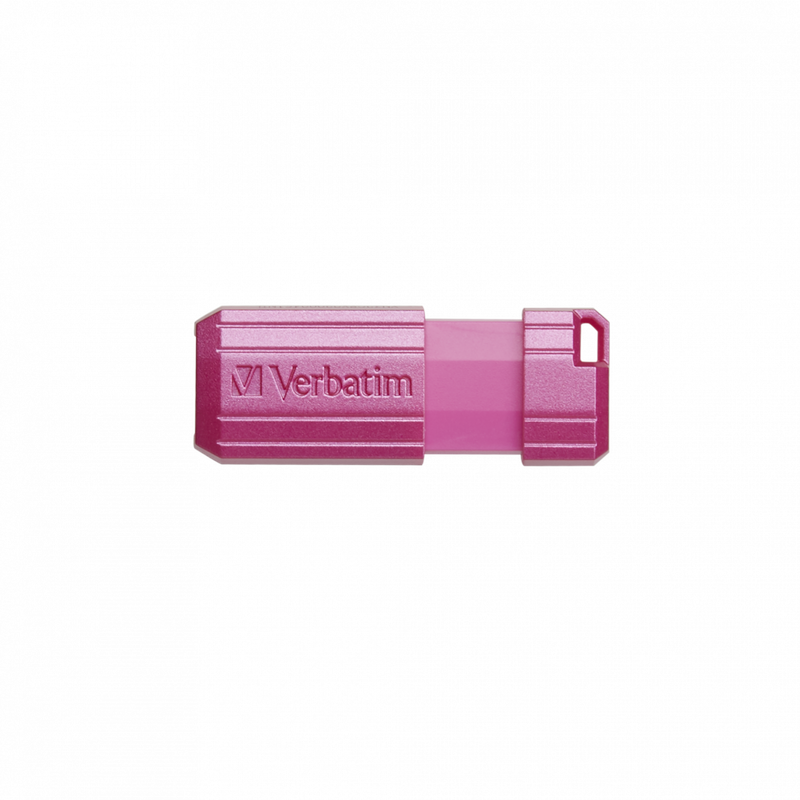 Verbatim USB 64GB pink pinstripe-null