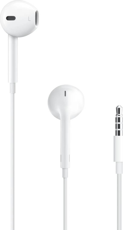 Apple earpods with 3.5mm headphone plug | wired earphones with mic | white, , medium-null