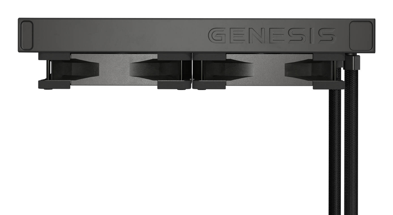 Genesis hydria 240 argb nlg-2319 240mm aio liquid CPU cooler dual 120mm fdb fans 250w tdp black-null