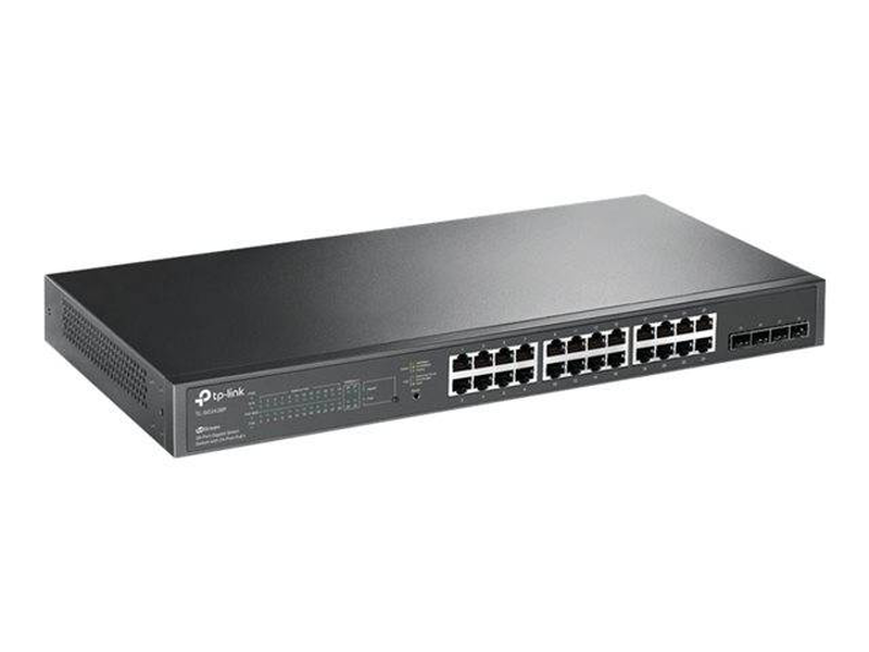 Tp-link tl-sg2428p jetstream 28-port gigabit smart switch with 24-port poe+-null