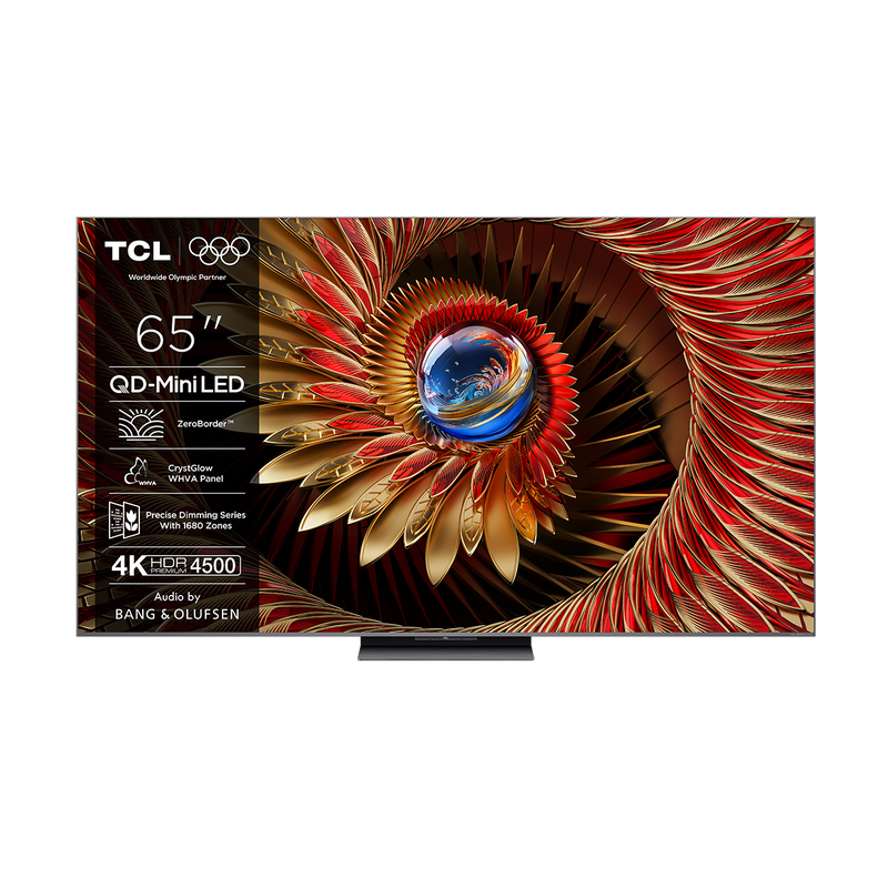Tcl smart &tau;&eta;&lambda;&epsilon;ό&rho;&alpha;&sigma;&eta; 65" mini led 65c8k-null