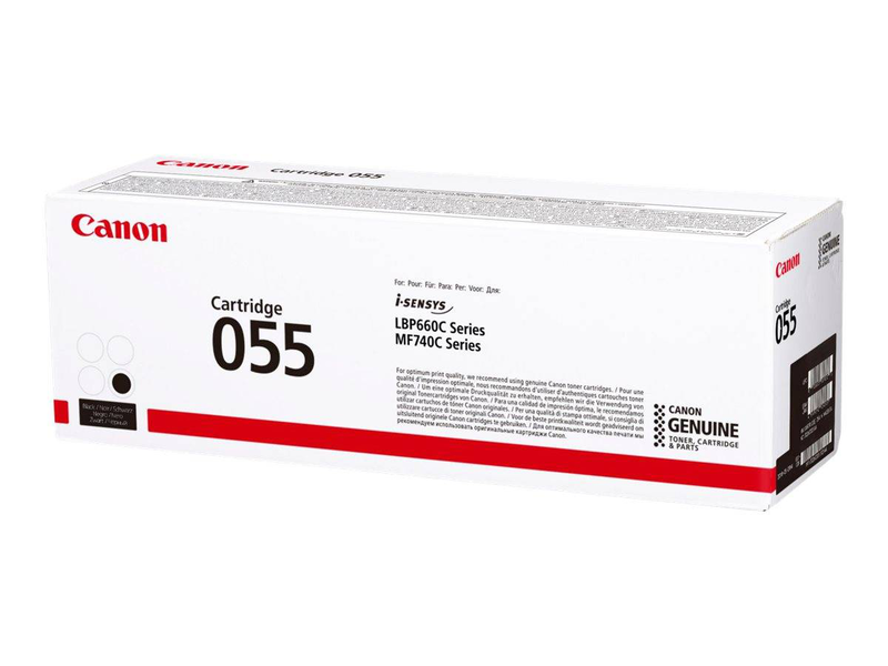 Canon 055 / black / original / toner cartridge / for imageclass lbp664, mf745; i-sensys lbp663, lbp664, mf742, mf744, mf746; satera lbp662, , medium-null