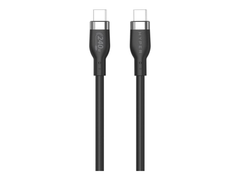 Hyperjuice - USB cable - 24 pin USB-c (m) to 24 pin USB-c (m) - USB 2.0 - 1 m - USB power delivery (240w), extended power range (epr) - black-null