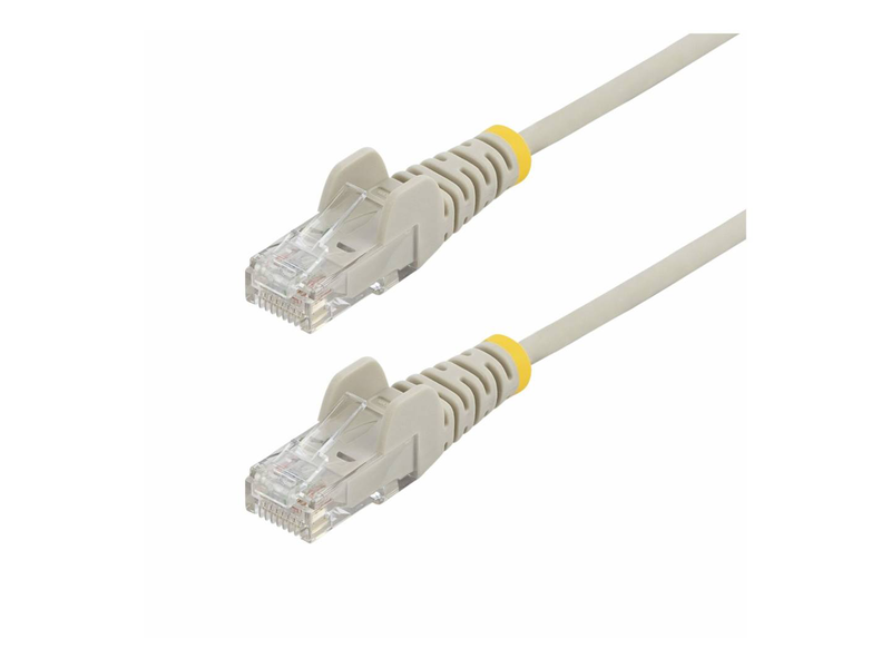 Startech.com 10m gray slim cat6 ethernet cable, snagless, 28awg, lszh / patch cable / rj-45 (m) to rj-45 (m) / 10 m / 3.6 mm / utp / cat 5/5e/6 / ieee 802.3bt / halogen-free, snagless / grey-null