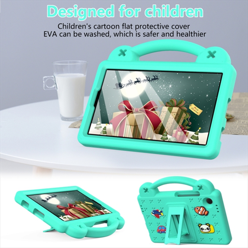 Kids protective shockproof case samsung tab a9 a11 x110 x115 x130 x135 8.7inch green, , medium-null