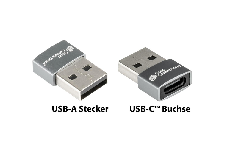 Kabelmeister USB-ad203-2 / USB-a / USB-c / grey-null