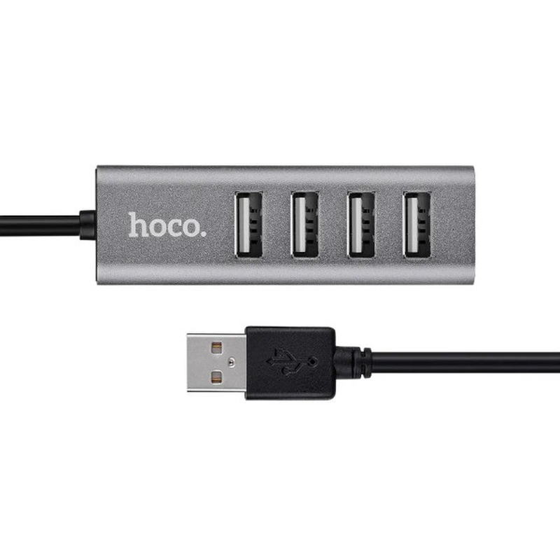 Hoco hub 4-port USB, , medium-null